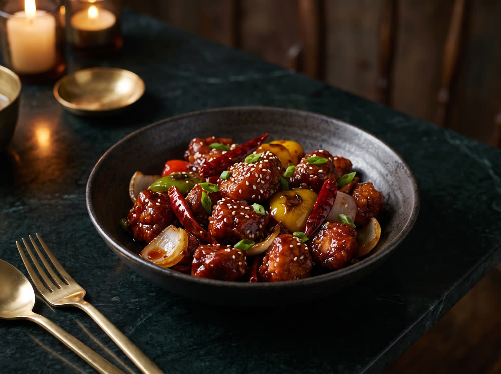 Chili Chicken, Dry or W/Gravy