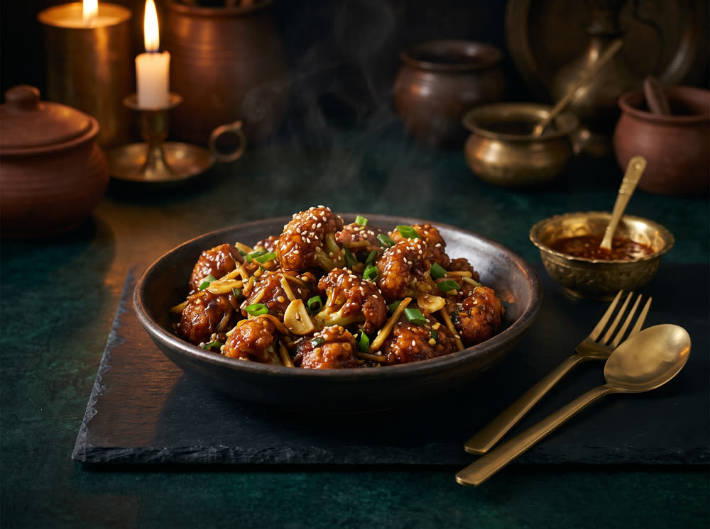 Gobi Manchurian, Dry or W/Gravy