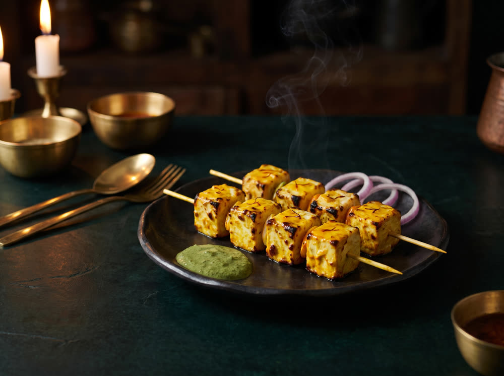 Malai Zaffran Paneer Tikka