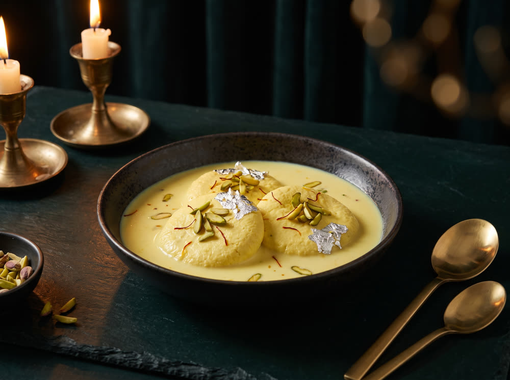 Zafrani Rasmalai