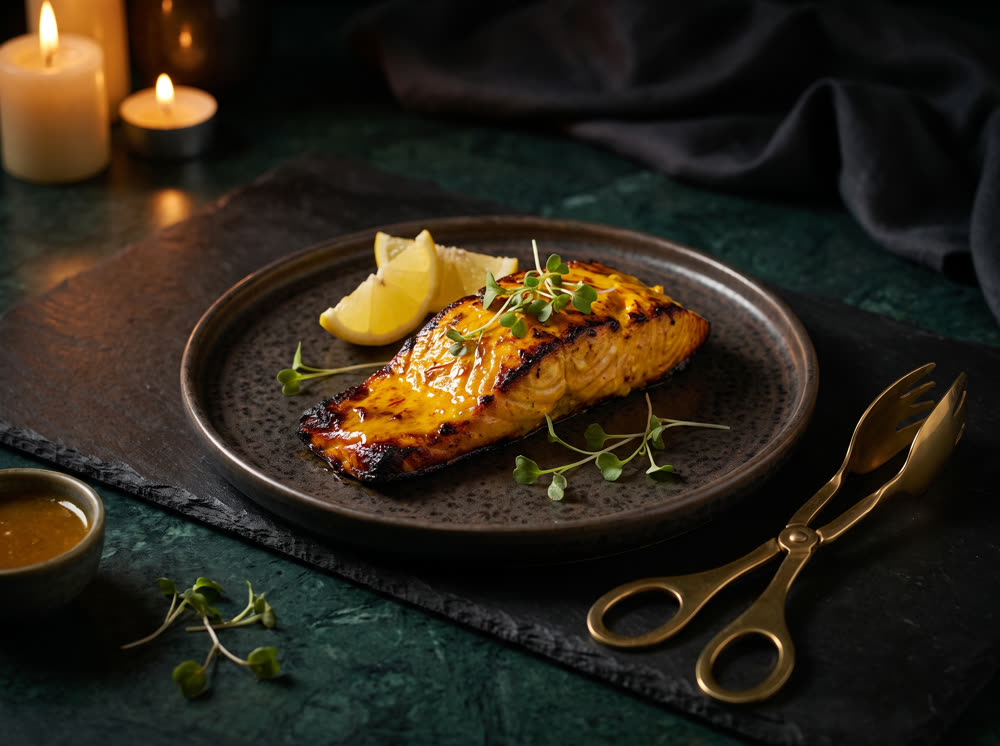 Zafrani Salmon Tikka